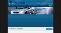 Desktop Screenshot of car-hire-montenegro.com