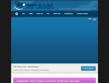 Tablet Screenshot of car-hire-montenegro.com